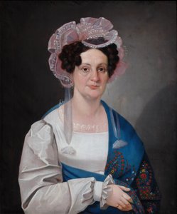 Portrait of Olga Matveevna Golovina, née Dashkova, 1828