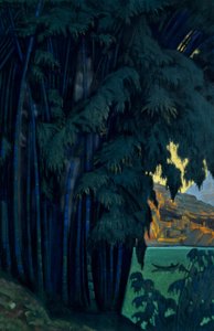 N.K. Roerich, Ashram, Ceylon