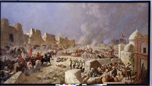 The Russian Army invaded Samarkand by Nikolai Nikolayevich Karasin