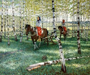 To the Work, 1921 by Nikolai Petrovich Bogdanov Belsky