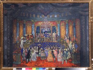 Ball. (Evening of the Aristocratic Society in a Russian Palace)