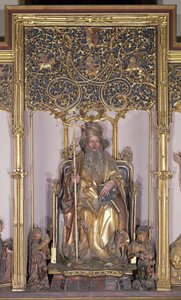 Isenheim Altarpiece, Saint Anthony the Hermit