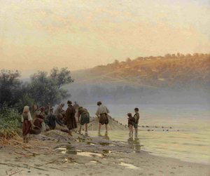 Fisherman on the Dnepr, 1898
