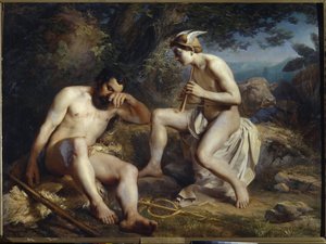 Mercury Lulling Argus to Sleep