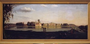 View of the Ostankino Estate by Nikolay Ivanovich Podklyuchnikov