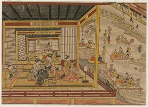 Tea House Beside the Kamo River in Kyoto
