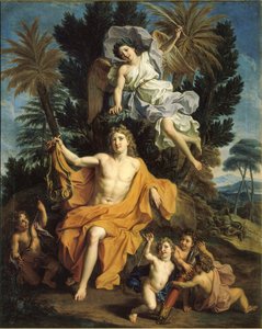 Apollo Crowned by Victory after Having Slayed Python