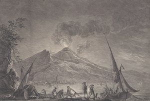 View of Mount Vesuvius as it was in 1757, 1762