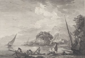 View of the Remains of the Temple of Venus on the Isle of Nisida Close to Pouzzol