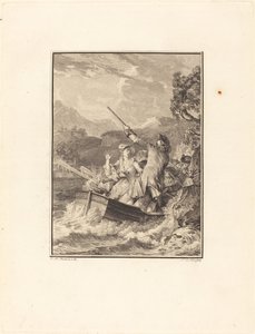The Boat by Noël Le Mire after Jean Michel Moreau