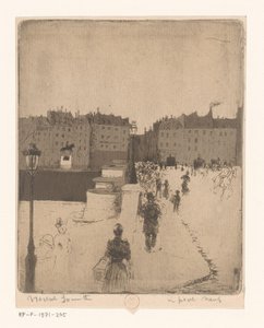 View of the Pont Neuf in Paris by Norbert Goeneutte