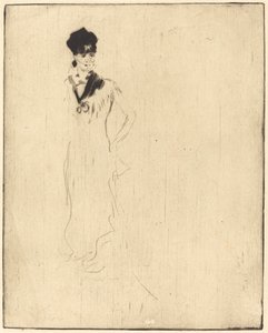 Sketch of a Young Lady in Violet