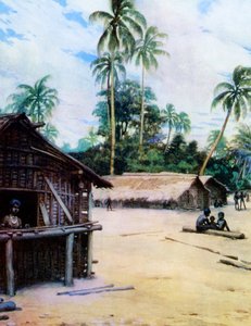 A Village in the Solomon Islands, 1908