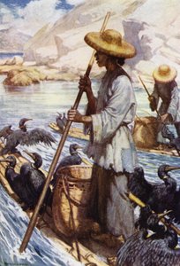China: Fishing with cormorants by Norman Hardy
