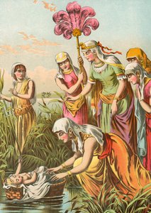 Finding of Moses by North American