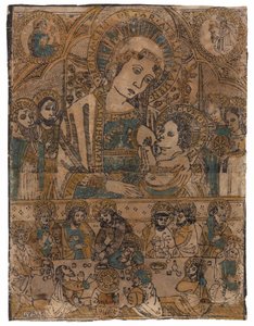 Madonna Lactans with the Last Supper