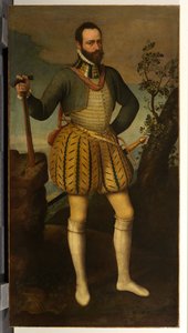 Portrait of a Man in Armour (possibly Emmanuel Filibert, Duke of Savoy)