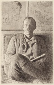 Portrait of Fridtjof Nansen by Norwegian School