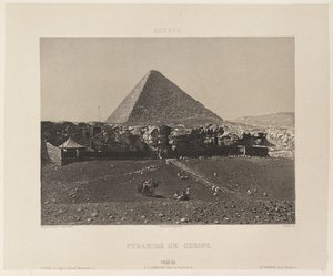 Egypt. Pyramid of Cheops by Nöel Marie Paymal Lerebours