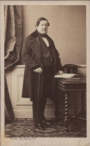 Portrait of the composer Gioachino Antonio Rossini 1792-1868