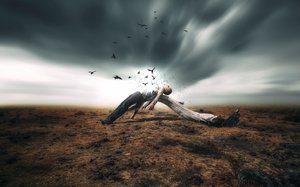 Surreal Man Freedom by Nuno Araujo