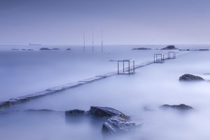 Tranquil Coastal Mist