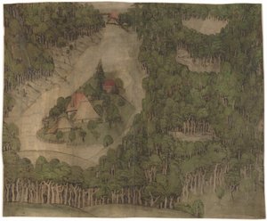 A Farmstead in a Wood by Nuremberg School