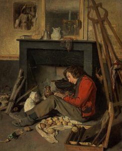 Interior of a Studio by Octave Tassaert