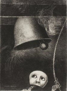 A Mask Sounds the Funeral Knell, Plate Three from To Edgar Poe