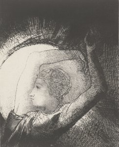 A Woman clothed by the Sun, 1899 by Odilon Redon