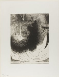 And There Fell a Great Star From Heaven, Burning as it Were a Lamp, plate 5 of 12 by Odilon Redon