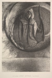 And Over There, the Astral Idol, the Apotheosis by Odilon Redon