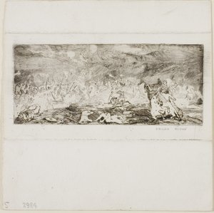 Battle by Odilon Redon