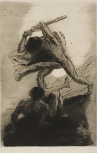 Cain and Abel by Odilon Redon