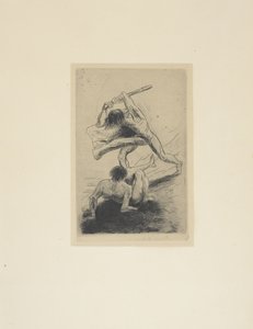 Cain and Abel by Odilon Redon