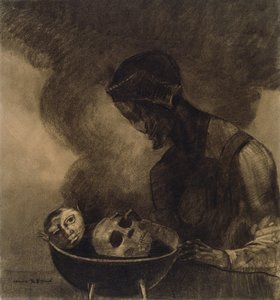 Cauldron of the Sorceress by Odilon Redon