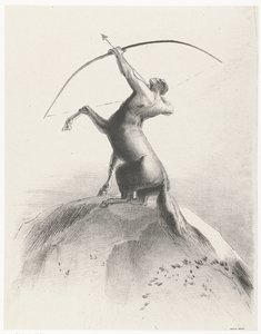 Centaur Aiming at the Sky by Odilon Redon