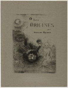 Cover-Frontispiece for The Origins by Odilon Redon