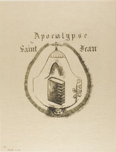 Cover-Frontispiece for the Apocalypse of St. John by Odilon Redon