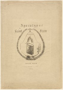 Cover/frontispiece for the Apocalypse of Saint John by Odilon Redon