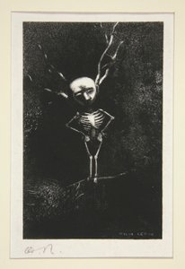 In the Maze of Branches the Pale Figure Appeared, from the Series The Juror by Odilon Redon