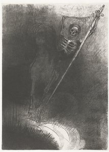 Death on Horseback by Odilon Redon