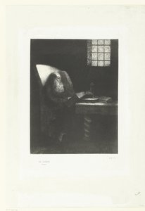 The Reader (Portrait of Rodolphe Bresdin) by Odilon Redon