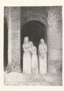The Priestesses Were Waiting by Odilon Redon