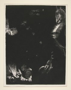 Various Peoples Inhabit the Lands of I by Odilon Redon