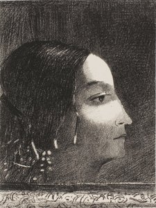 Dramatic and Grandiose with Her Face like that of a Druid Priestess