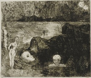 Dream Vision, c.1880 by Odilon Redon
