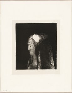 Druidess by Odilon Redon