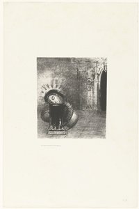 A Long Doll the Color of Blood (Temptation of Saint Anthony series) by Odilon Redon