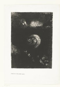And All Kinds of Horrible Beasts Appeared (Tentation de Saint-Antoine) by Odilon Redon